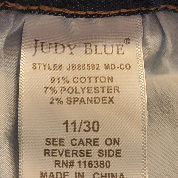 Judy Blue Wide Leg High Waist 11/30 - Picture 2 of 4